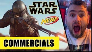 All Star Wars Nerf Commercials From 2015 - 2020 Reaction video including the Mandalorian Blaster