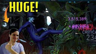 Destroying Boss Swamp Thing With A Very Buffed LLTJ Injustice 2 Mobile