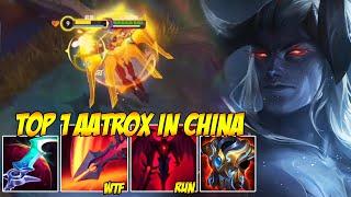 TOP 1 AATROX IN CHINA WILD RIFT - INSANE DAMAGE!!