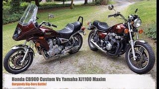 Honda CB900 Custom Vs Yamaha XJ1100 Maxim - Ride comparison!