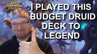 I played this Budget Token Druid deck to Legend and so can you! (Hearthstone)