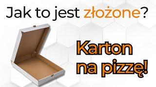 Jak to jest złożone. Karton na pizze