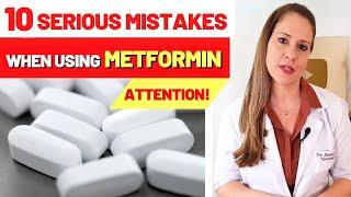 10 SERIOUS MISTAKES when USING METFORMIN (Glucophage) for Blood Sugar