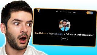 Create Portfolio Website with HTML, CSS, & JavaScript from Scratch | Responsive Web Design Tutorial