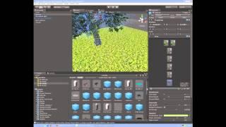 Unity 3d. Урок 1. Создаем сцену. Terrain. Свет. Тени. SkyBox.