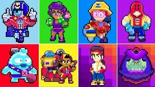 All Brawlers In Pixel Art