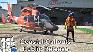 GTA 5 Coastal Callouts Public Release For LSPDFR (United States Coast Guard Mod Gameplay)