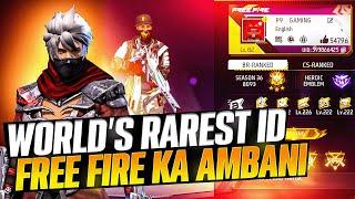 World Most Rarest Free Fire Account Ever|| P9 Gaming id Review||