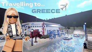 GOING TO GREECE IN BLOXBURG | roblox