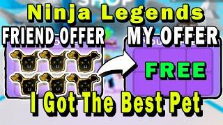  Ninja Legends  NEW UPDATE  I Was Given The New Best Pet! 