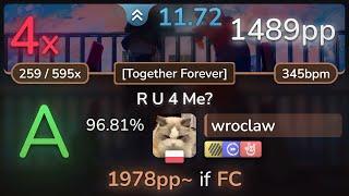 11.7⭐ wroclaw | Middle Kids - R U 4 Me? [Together Forever] +HDDTHR 96.81% | 1489pp 4 - osu!