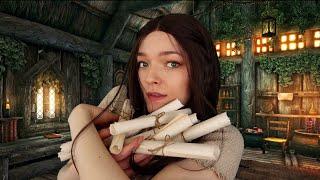 Skyrim ASMR  Lydia helps you sort your Loot