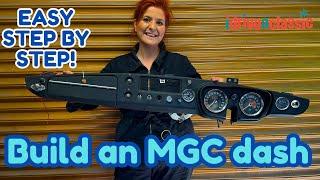 70s MGC Dash Build - classic car resto step by step guide!