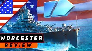 КРЕЙСЕР WORCESTER! НОВАЯ СБОРКА! ИДЕАЛЬНЫЙ КРЕЙСЕР ПОДДЕРЖКИ! МИР КОРАБЛЕЙ/WORLD OF WARSHIPS