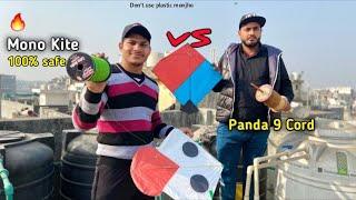 *Mono Kite* vs *Panda* 9 Cord | Flying big kites | Kite Vlog |