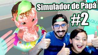 Baño al Bebe Dylan | Simulador de Papá 2 | Juegos Karim Juega