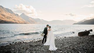 Tracy + Markus' Cecil Peak Queenstown New Zealand Heli-Wedding Elopement Video