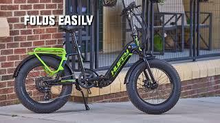 Motoric | 20" Fat Tire Folding Electric Bike | Huffy