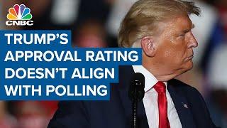 Trying to parse the difference between polls and President Donald Trump's approval rating