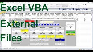 Step 4 Enter and edit  Multi column databases in Excel