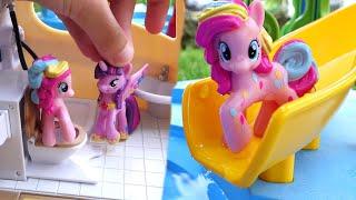 MY LITTLE PONY CAMPING TRIP POOL PARTY with CAMPER VAN! | Mommy Etc