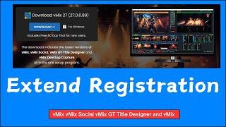 vMix trial Key Extend || Registration After Expired on vMix Software