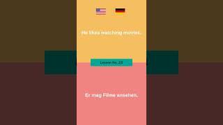 He likes " Learn easy German for Beginners: A Simple english sentences to Get You Started #1