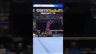 That second skill has broken NECKS #gymnastics #simonebiles #tumbling #gymnast