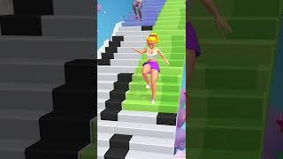 Get Ready Play Girl's Down Stairs Running 3d Game Lv.47 #games #game