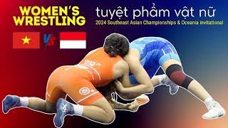 ‍️ #womenswrestling TUYỆT PHẨM VẬT NỮ. 2024 Southeast Asian Championships & Oceania invitational