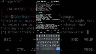 Snake  Game in Termux | Fun with Termux | #shorts