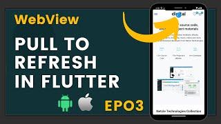 Pull to Refresh in Flutter WebView | Convert WordPress Website to Mobile App | Episode 3