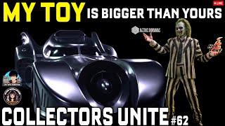 Collectors Unite #62 JAZZINC 1989 BATMOBILE VS TEMU VERSION | HOT TOYS BEETLEJUICE