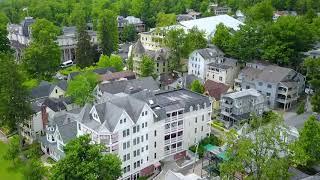 Chautauqua Institution Aerial Video | Chautauqua Lake