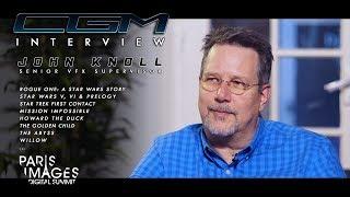 CGM Interviews - John Knoll (Rogue One, Abyss, Star Wars, Mission Impossible)