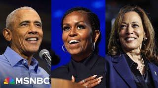 Having ‘superstars’ Barack, Michelle Obama is great for motivating voters for Harris: Analyst