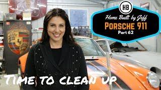 Porsche 911 Classic Car Build Part 62 - Cleaning up the garage and oil lines