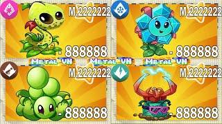 Best Strategy Plants vs Zombies 2 | MetalVN | Team Plants Random Max Level Fizi vs 999 Zombies #272