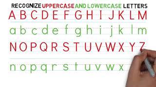 Identify Uppercase and Lowercase Letters | Learn Alphabet Uppercase and Lowercase letters