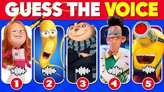 Guess The Despicable Me 4 Characters By Their Voice...!  | Mega Minion Quiz