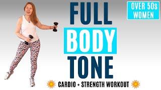 FULL BODY CARDIO Conditioning Workout For Women Over 50 | Slim Down & Tone Up | Lively Ladies