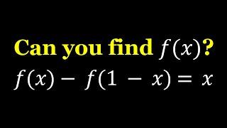 Looking for a function f