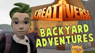 Let's Play Creativers Part 5 - BACKYARD ADVENTURES (Farm & Coop - Creativerse Gameplay)