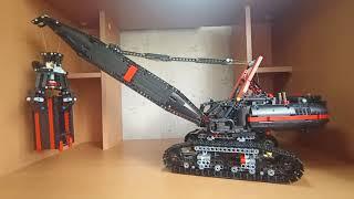 Обзор модификации набора 42042 гусеничного крана из Lego Technic.