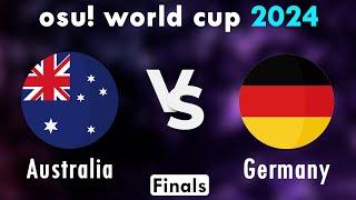 osu! World Cup 2024 Finals: Australia vs Germany (losers bracket)