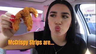 McDonald’s Just Dropped THESE?! McCrispy Strips Mukbang FIRST REACTION!