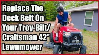 Replace the Deck Belt On Your Troy Bilt Pony Riding Lawnmower (42")