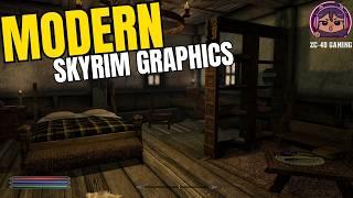 Vanilla Skyrim vs Graphics Pack (2025) Only 35 Mods! Xbox Load Order