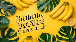 Banana Free Stock Video 4K No Copyright Videos @PathiranageHub