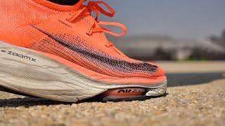 Super Comfortable! Run Effortlessly with Nike Alphafly Next% Bright Orange. #fypシ゚ #nikealphafly